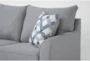 Jaylen Cement 85" Sofa & Chaise Set - Detail