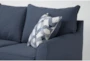 Jaylen Indigo 85" Queen Sleeper Sofa, Loveseat & Chaise Set - Detail