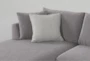Pierson Grey Chenille 109" 2 Piece Sectional With Left Arm Facing Chaise - Detail