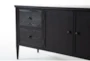 Austen Black 74" Traditional TV Stand - Detail