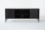 Austen Black 74" Traditional TV Stand - Front