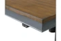 Farmhouse Wood Blue 48" Adjustable Standing Desk - Detail