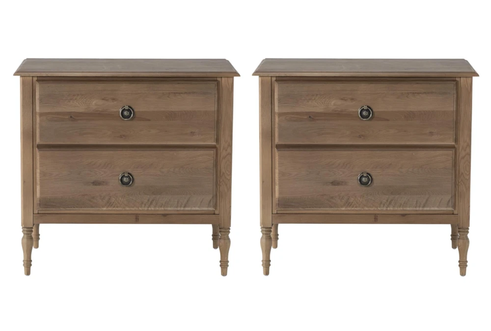 Magnolia Home Hartley 2-Drawer Nightstand By Joanna Gaines Set Of 2