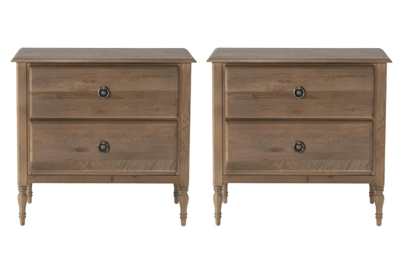 Magnolia Home Hartley 2-Drawer Nightstand By Joanna Gaines Set Of 2 - 360