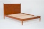 Alton Cherry II California King Wood Platform Bed & Headboard - Side