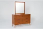Alton Cherry II 6 Drawer Dresser/Mirror - Side