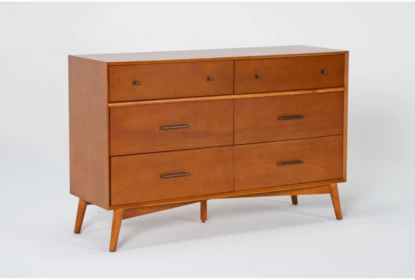 Alton Cherry II 6-Drawer Dresser