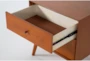 Alton Cherry II 2-Drawer Nightstand With USB - Detail