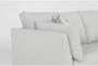Austen Foam Grey 86" Condo Sofa - Detail