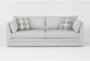 Austen Foam Grey 96" Sofa - Front