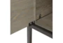 Darlen 48" Grey 3 Shelf Wood Bookcase With Storage Cabinet - Detail