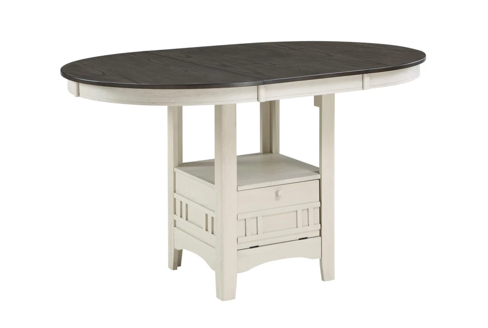 Henry White 47" Round to Oval Counter Table