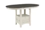 Henry White 47" Round to Oval Counter Table - Signature