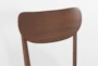 Kara Brown Wood Back Dining Side Chair Set Of 4 - Detail