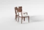 Kara Brown Wood Back Dining Side Chair Set Of 4 - Side