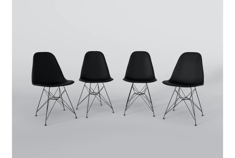 Alexa Black Dining Side Chair Set Of 4 - 360