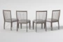 Luis Wood Back Dining Chair Set Of 4 - Back