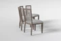 Luis Wood Back Dining Chair Set Of 4 - Side