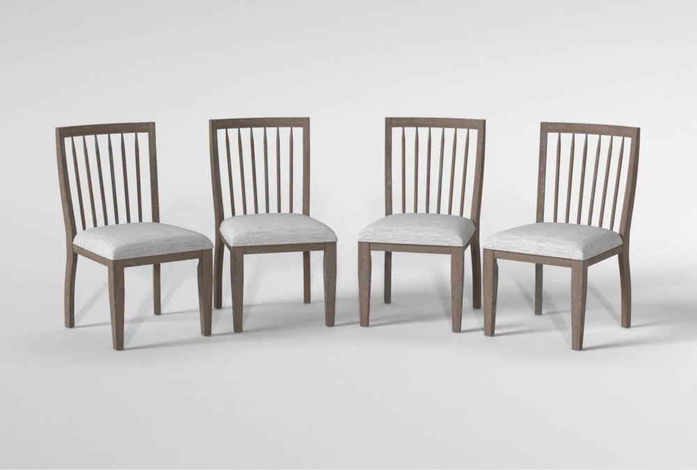 Luis Wood Back Dining Chair Set Of 4