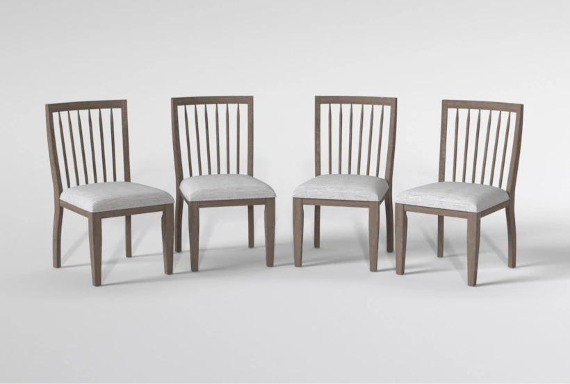 Luis Wood Back Dining Chair Set Of 4 - 360