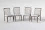 Luis Wood Back Dining Chair Set Of 4 - Signature