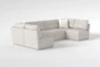 Switch Boucle 134" 6 Piece Modular Sectional - Side