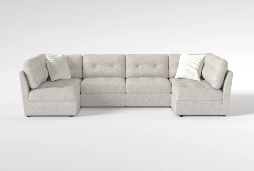 Switch Boucle 134" 6 Piece Modular Sectional - 360