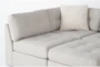 Switch Pebble Boucle 134" 8 Piece Modular Sectional - Detail