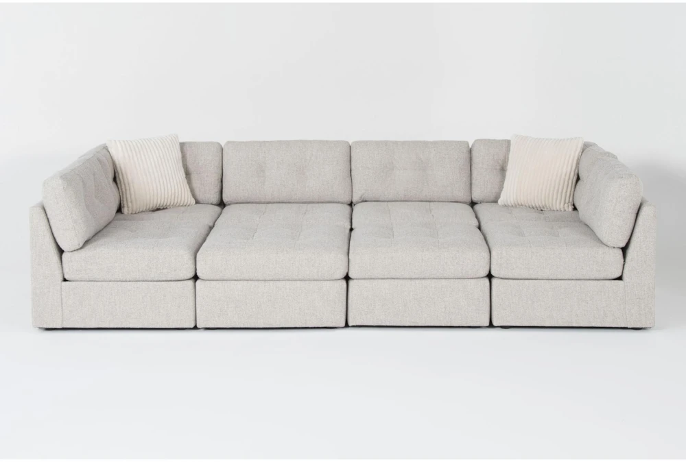 Switch Pebble Boucle 134" 8 Piece Modular Sectional
