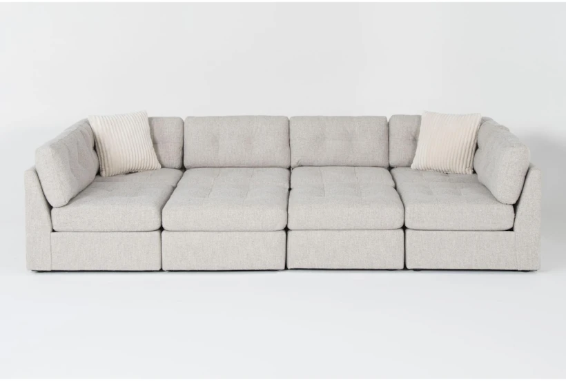Switch Pebble Boucle 134" 8 Piece Modular Sectional - 360