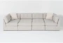 Switch Pebble Boucle 134" 8 Piece Modular Sectional - Signature