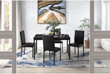 Bianca Black Dining Side Chair Set Of 4