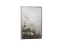 30X40 Abstract Black + Gold II With Gold Frame - Material