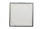 39X39 Abstract White Canvas With Silver Frame - Back