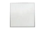 39X39 Abstract White Canvas With Silver Frame - Signature