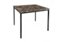 Bianca Brown 40" Faux Marble Counter Table - Signature