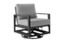 Prospect Outdoor 5 Piece Swivel Lounge Chair Conversation Set - Front