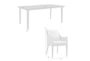 Presidio 71" Outdoor Dining Set For 4 - Detail