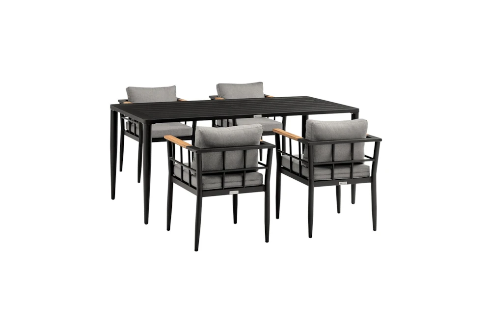 Cubix 35" Outdoor Dining Set For 4