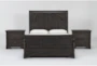 Remi Cal King Sleigh 3 Piece Bedroom Set With 2 Nightstands - Signature