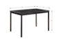 Bianca Black 48" Faux Marble Dining Table - Detail