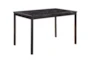 Bianca Black 48" Faux Marble Dining Table - Signature