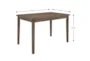 Liliana 48" Dining Set For 4 - Detail