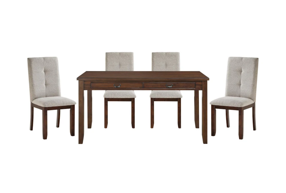 Zoey 60" Dining Set For 4