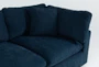 Zone Blue 5 Piece Modular Sectional with 2 Corners, 2 Armless Chairs & Ottoman - Detail