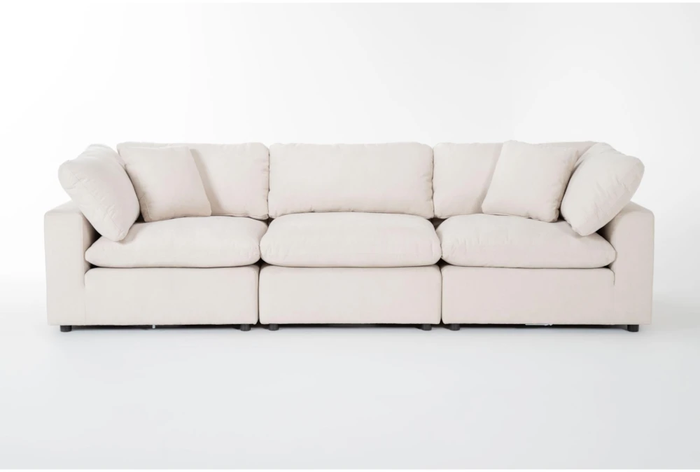Zone Cream 3 Piece Modular Sofa
