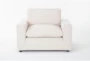 Zone Cream Arm Chair - Front