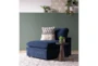Zone Blue Armless Chair - Room