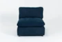 Zone Blue Armless Chair - Front