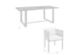 Marettimo 79" Outdoor Dining Set For 4 - Detail